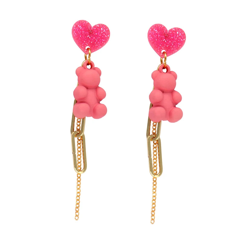 Earrings For Women Girls Hip Hop Cute