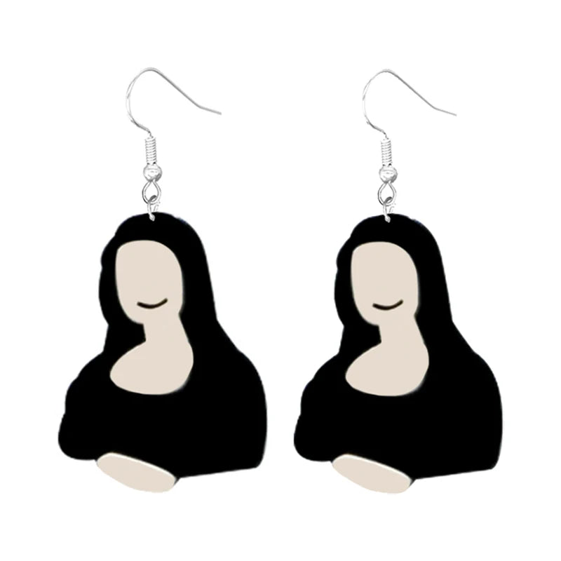 Earrings For Women Girls Hip Hop Cute