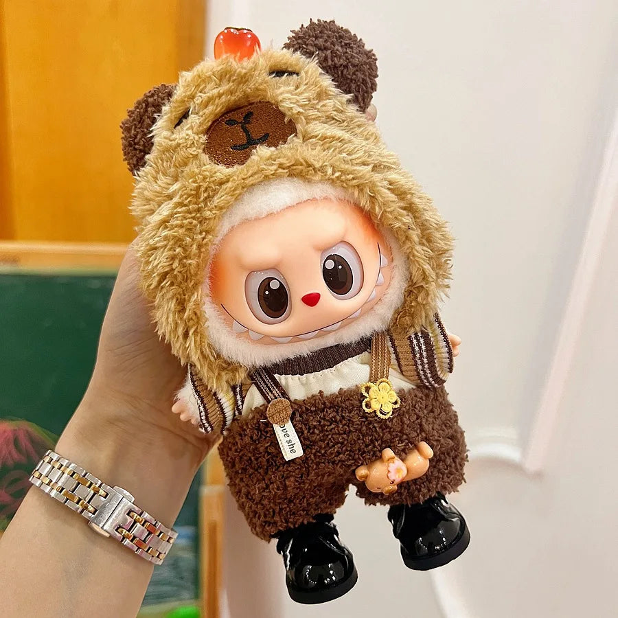 Labubu Clothes Trendy Velcro Doll 2025