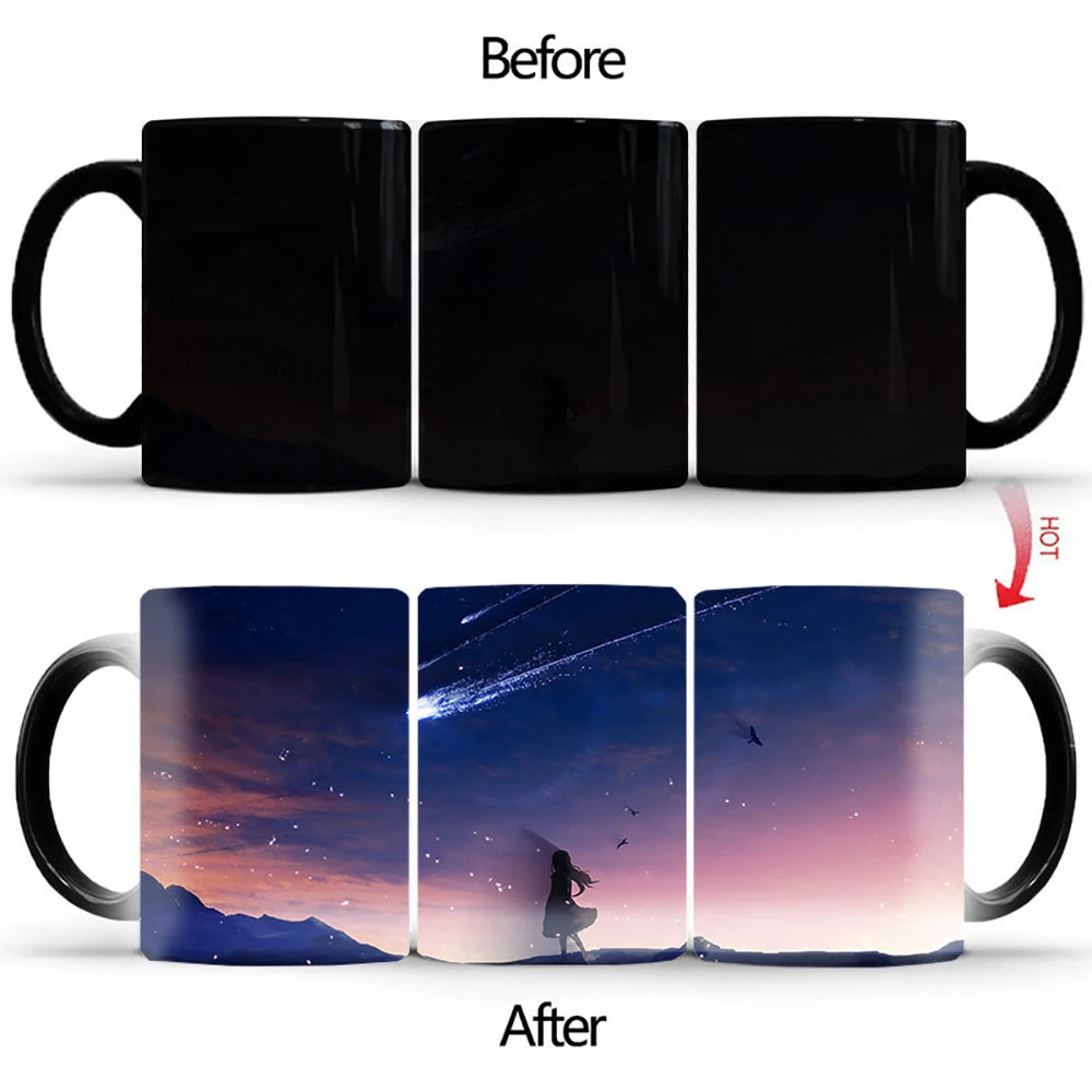 New Space Planet Heat Sensitive Mug Anime