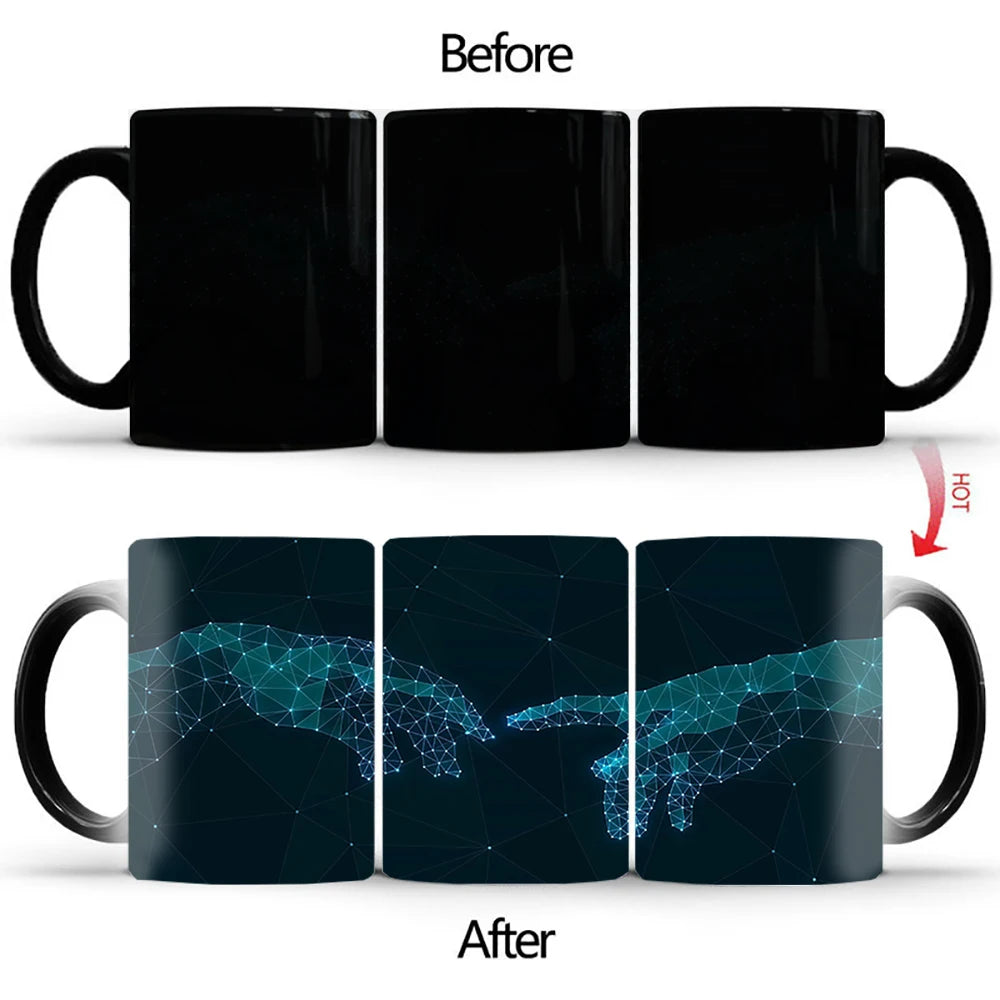New Space Planet Heat Sensitive Mug Anime