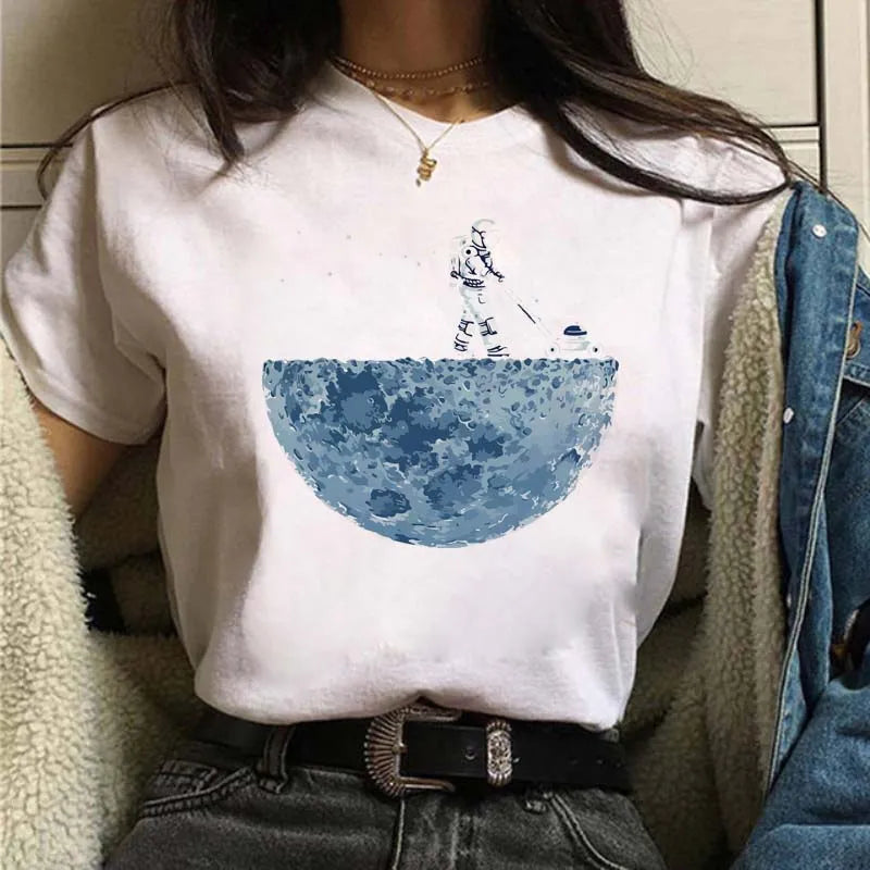 Harajuku Funny Aesthetic T-shirt Women