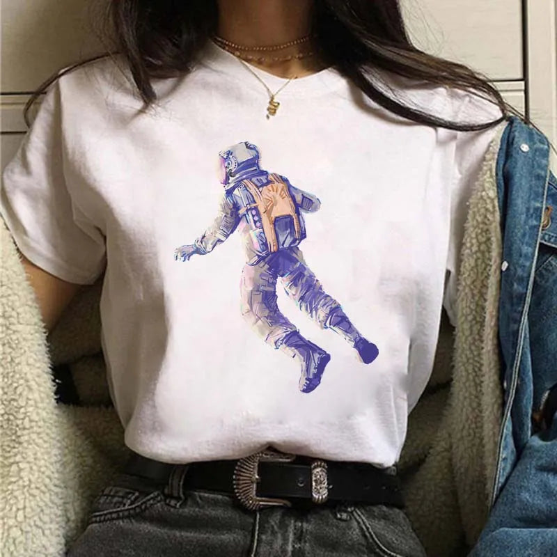 Harajuku Funny Aesthetic T-shirt Women