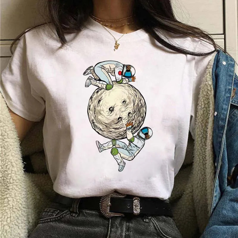 Harajuku Funny Aesthetic T-shirt Women
