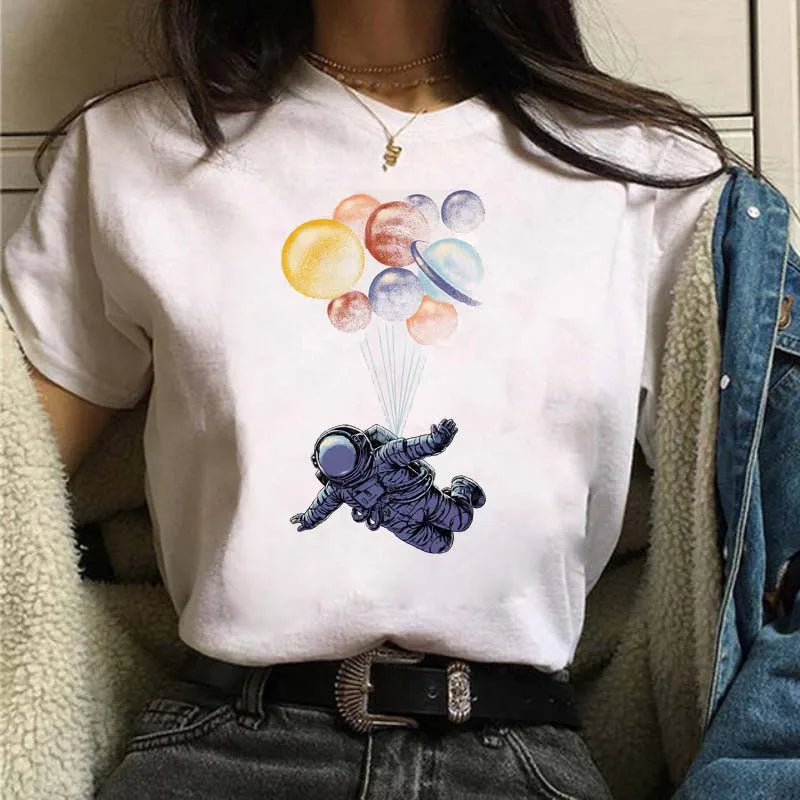Harajuku Funny Aesthetic T-shirt Women