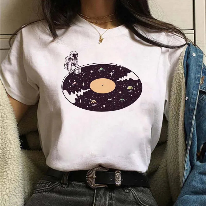 Harajuku Funny Aesthetic T-shirt Women