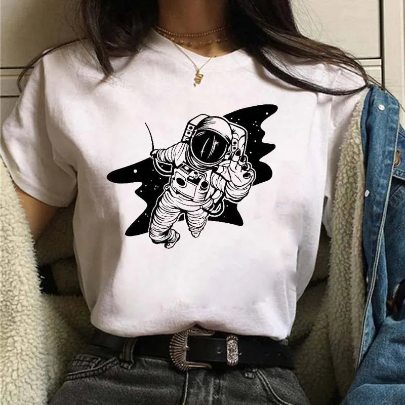 Harajuku Funny Aesthetic T-shirt Women