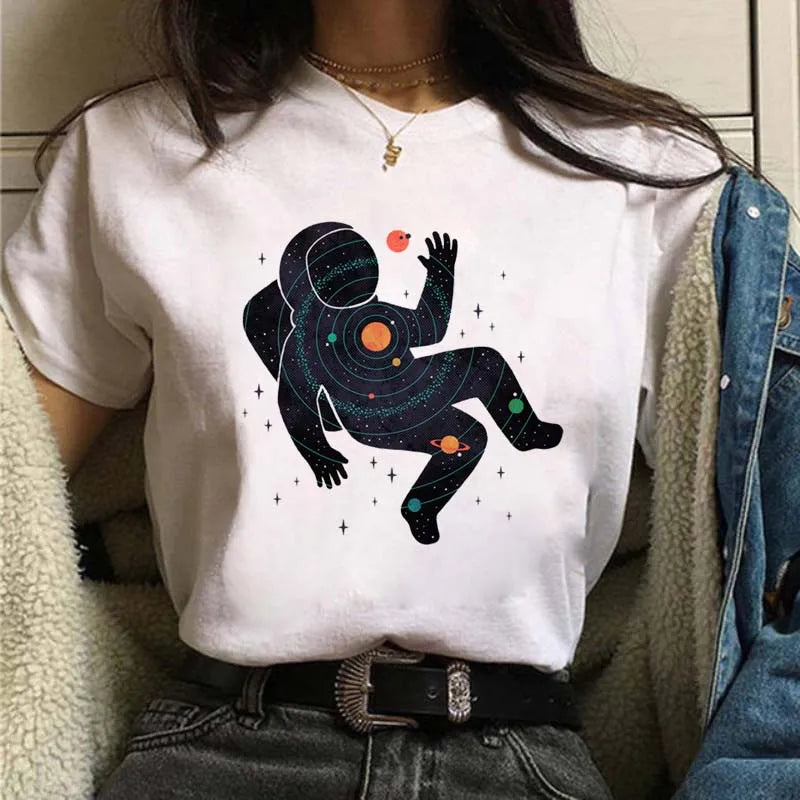 Harajuku Funny Aesthetic T-shirt Women