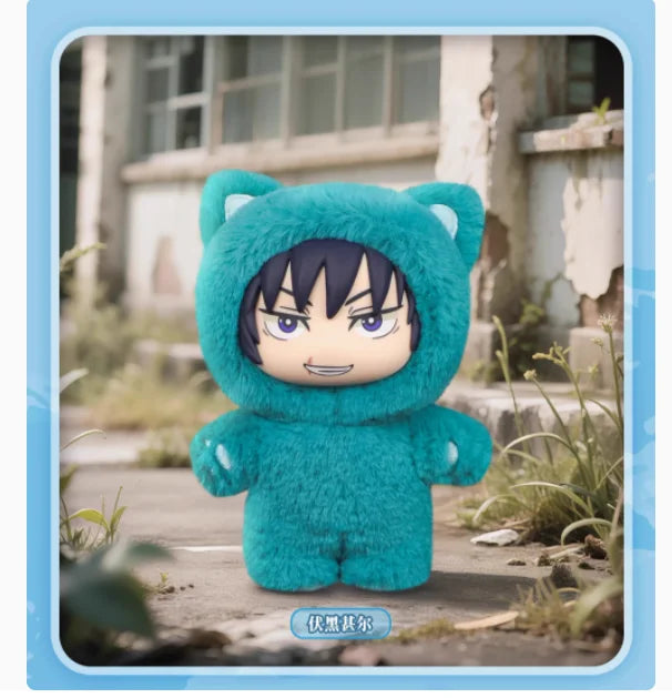 Original BANDAI Jujutsu Kaisen 2 Cat Ear Plushie Series Blind Box