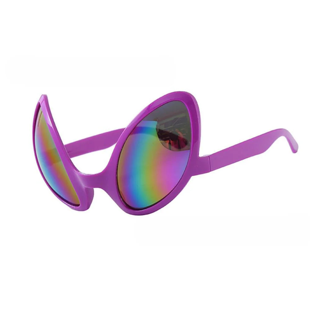 Funny Alien Glasses Men Woman Fashion Rainbow Lenses
