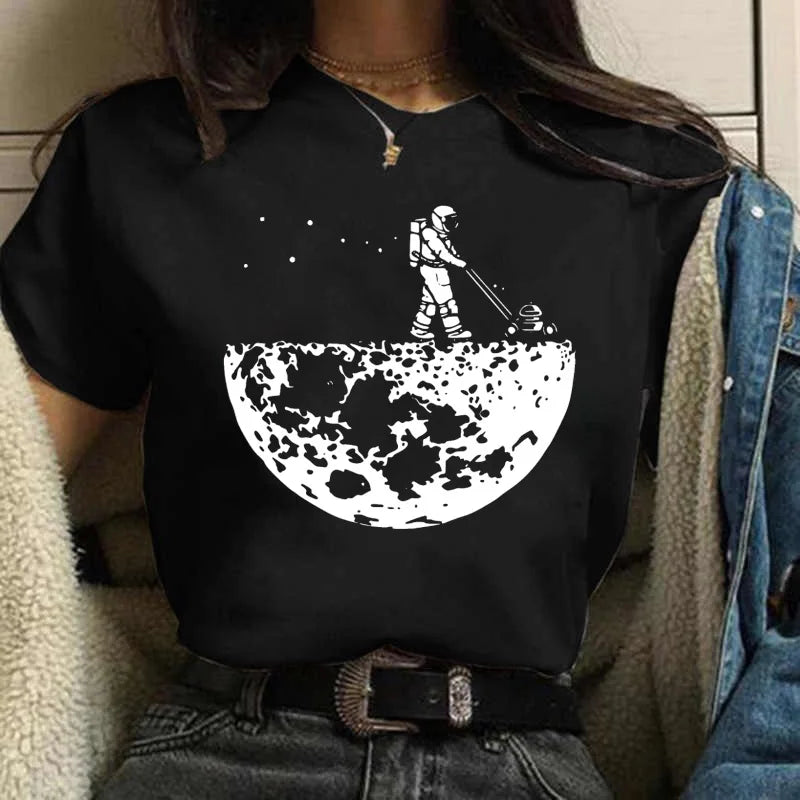 Harajuku Funny Aesthetic T-shirt Women