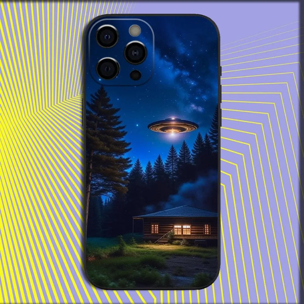 UFO Alien Thing Phone Case For iPhones