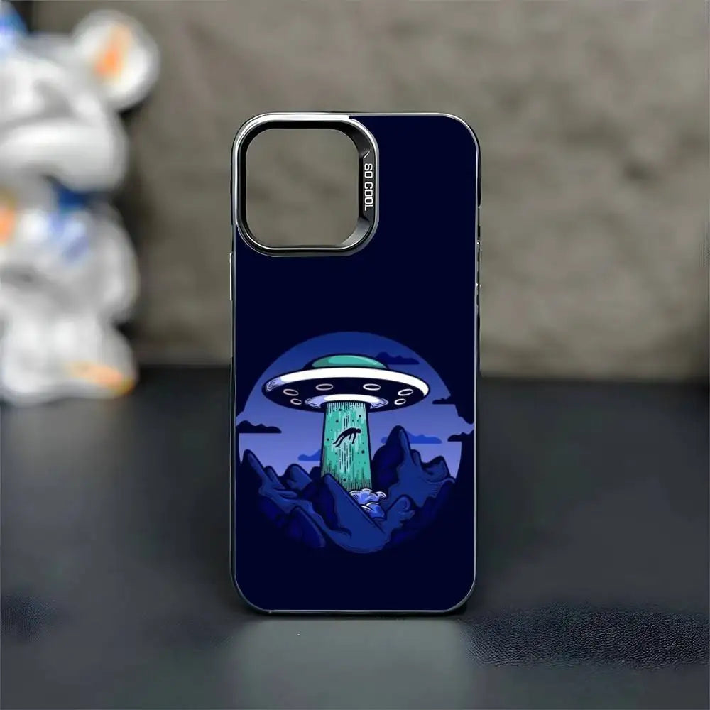 UFO Alien Thing Phone Case For iPhones