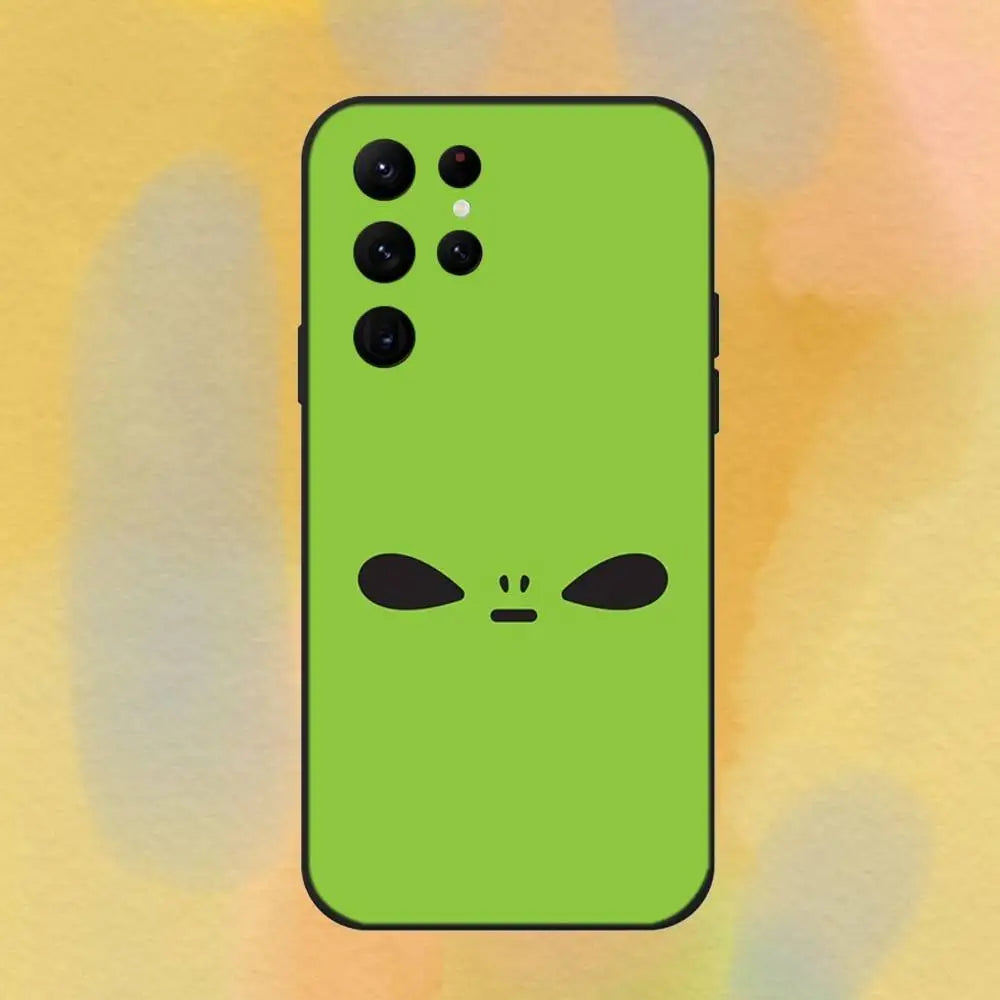Space Alien UFO Cartoon Phone Case For Samsungs