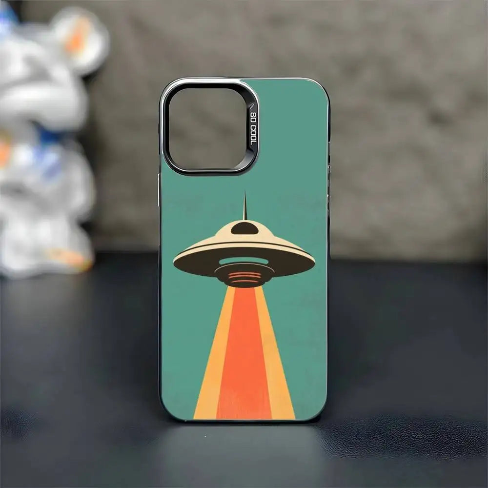UFO Alien Thing Phone Case For iPhones