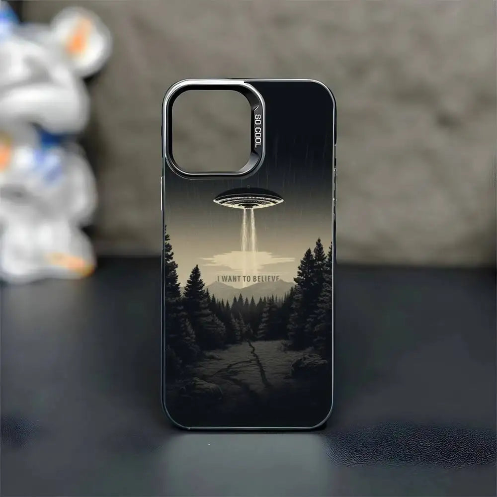 UFO Alien Thing Phone Case For iPhones