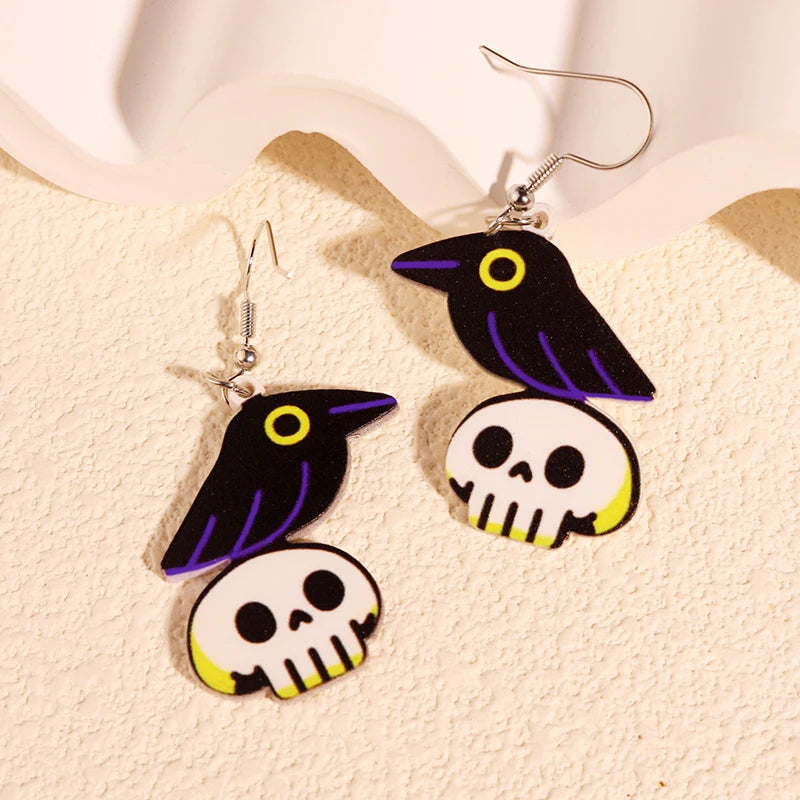 Alien Earrings For Women Girls Hip Hop Cute