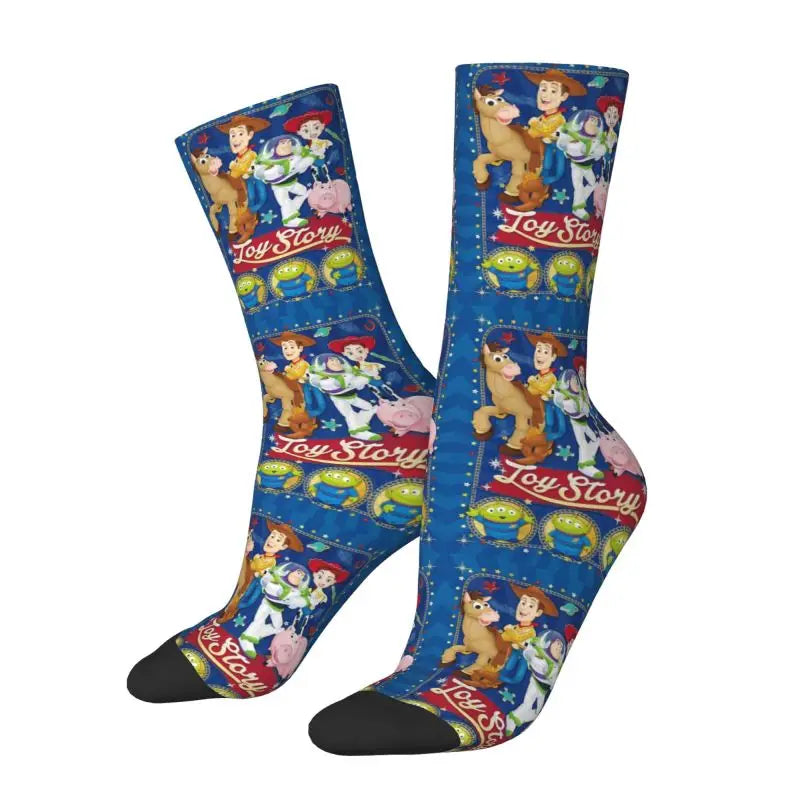 Custom Cute Printing Toy Story Socks for Men Women