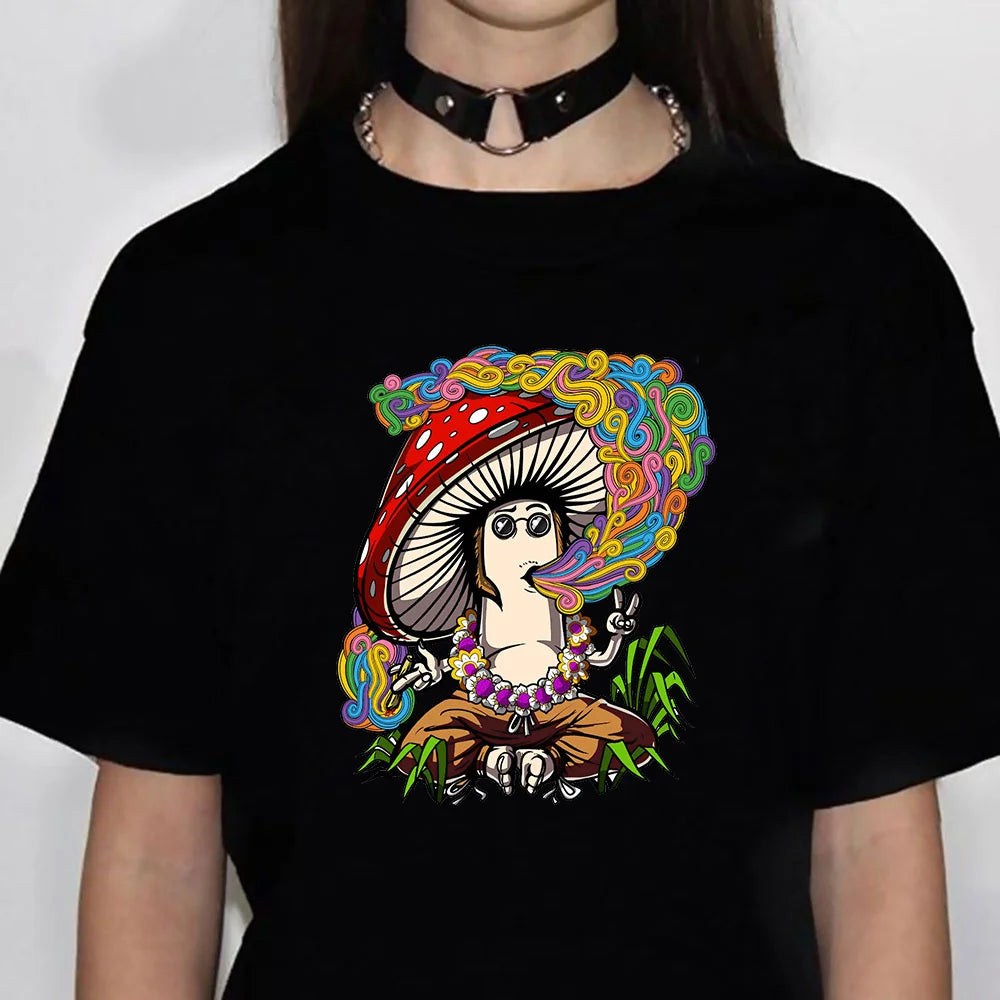 Magic Mushrooms Alien Psychedelic Shirt