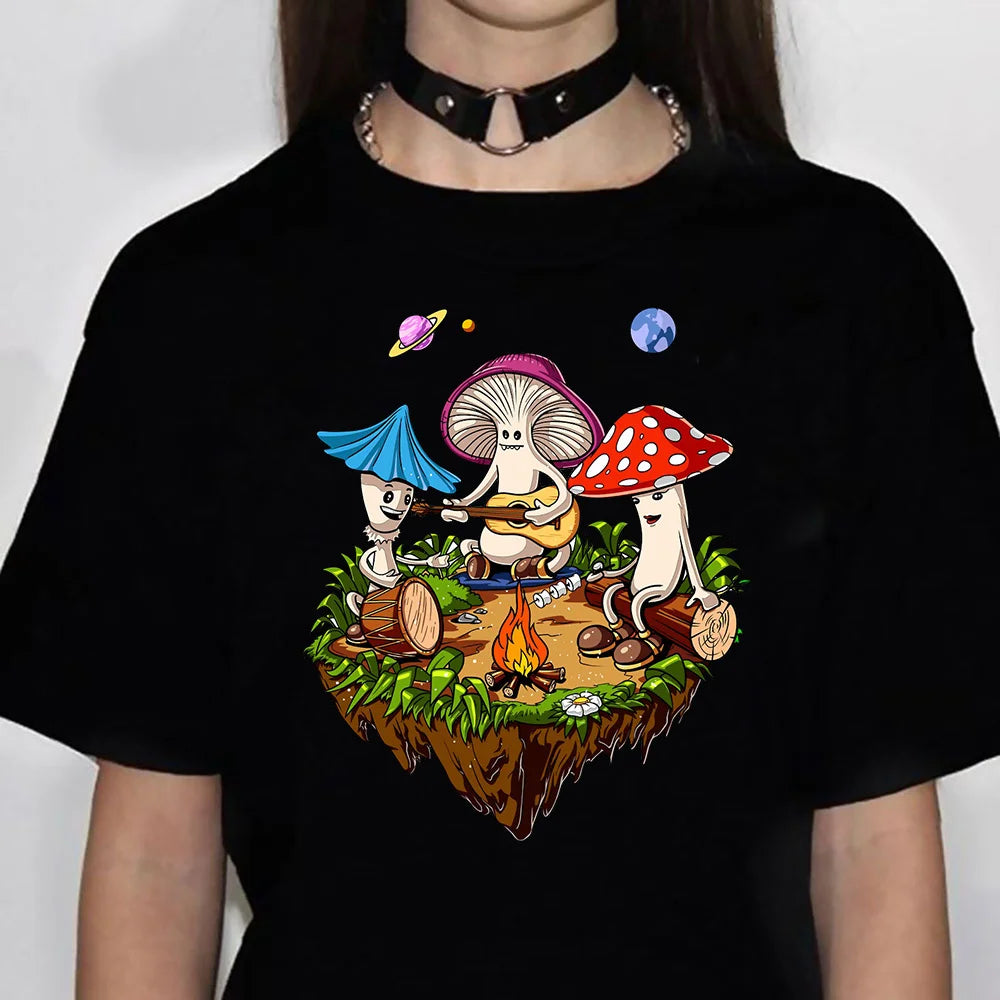 Magic Mushrooms Alien Psychedelic Shirt