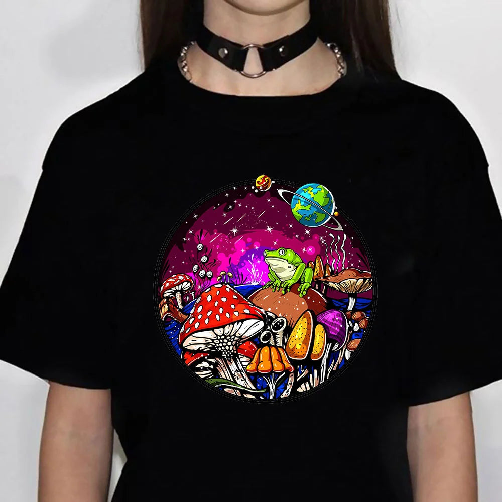 Magic Mushrooms Alien Psychedelic Shirt