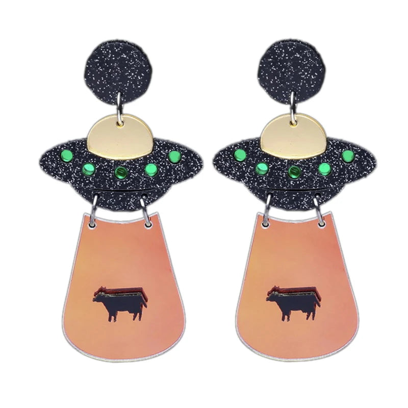 Earrings For Women Girls Hip Hop Cute