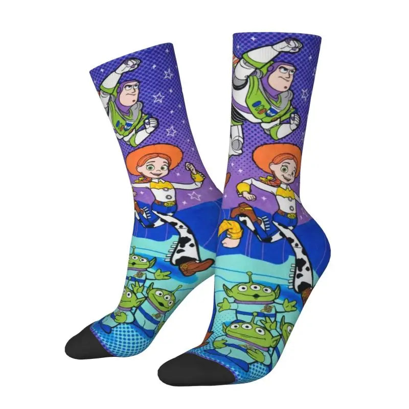 Custom Cute Printing Toy Story Socks for Men Women