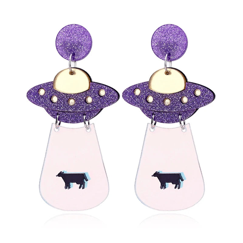 Earrings For Women Girls Hip Hop Cute