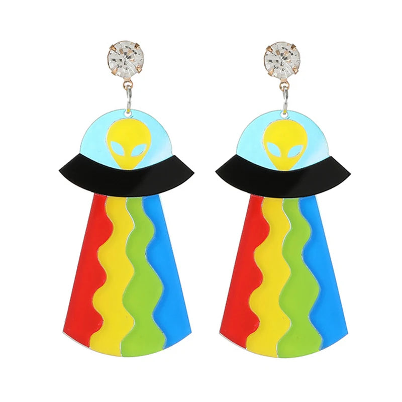 Earrings For Women Girls Hip Hop Cute