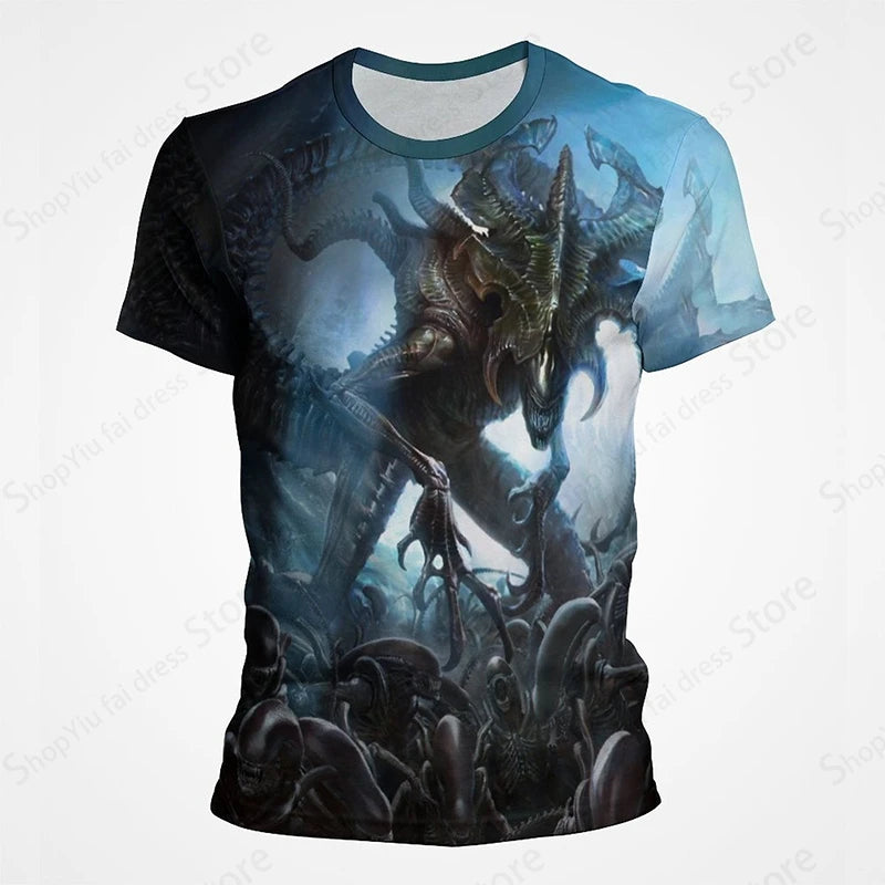 Movies Alien Mutation 3d Print Tshirt Men Women
