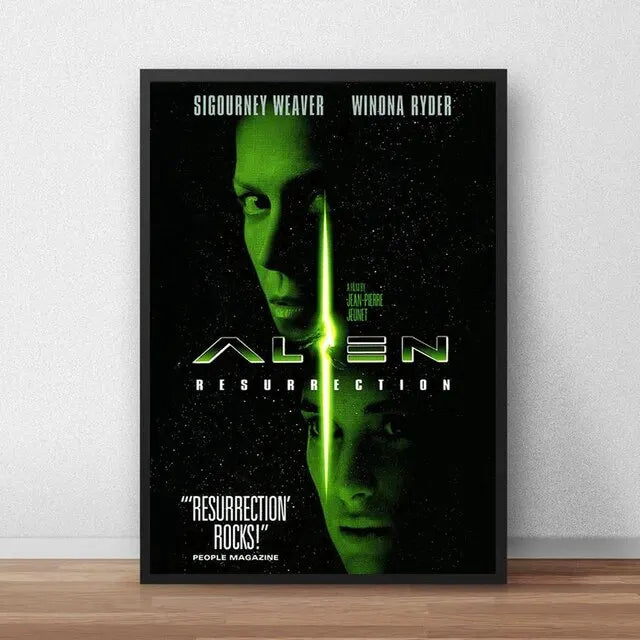 Classic Sci-Fi Alien Movie Poster