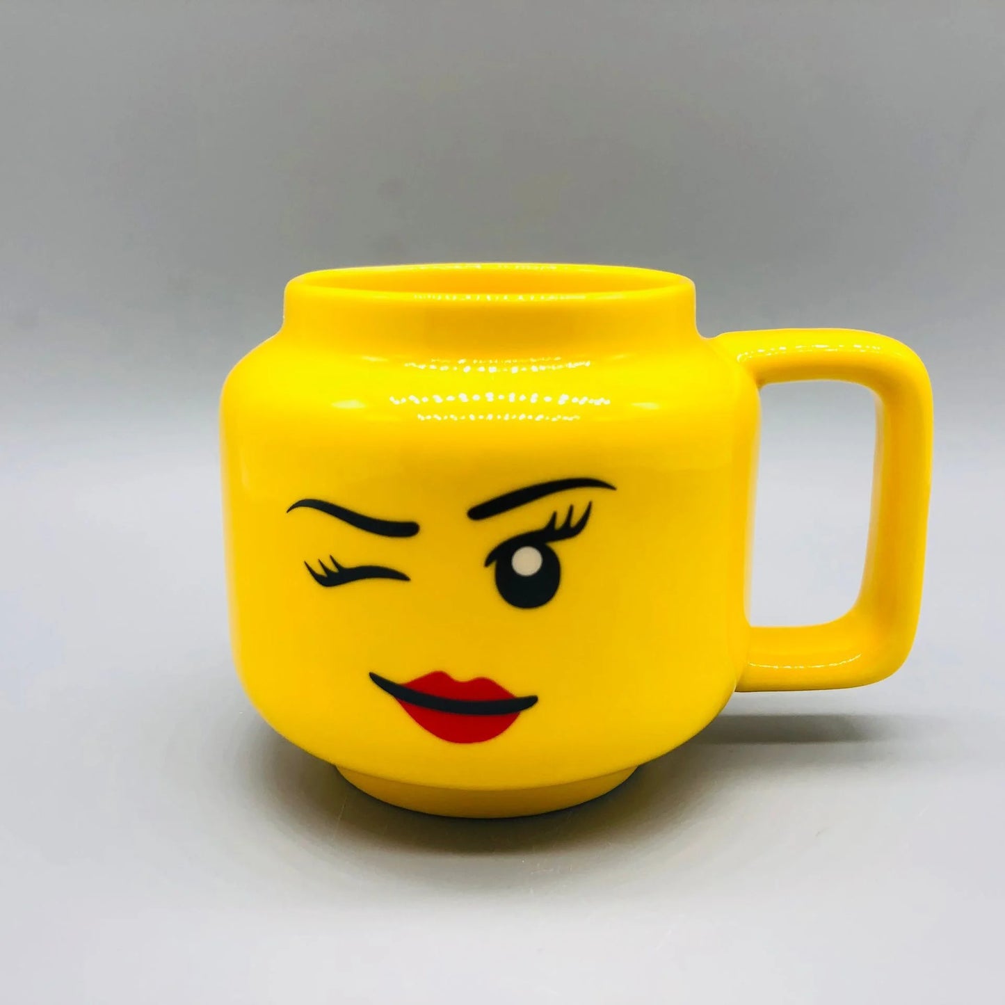 Cartoon Ceramic Mug Cup 250ML with Cute Impish Expression
