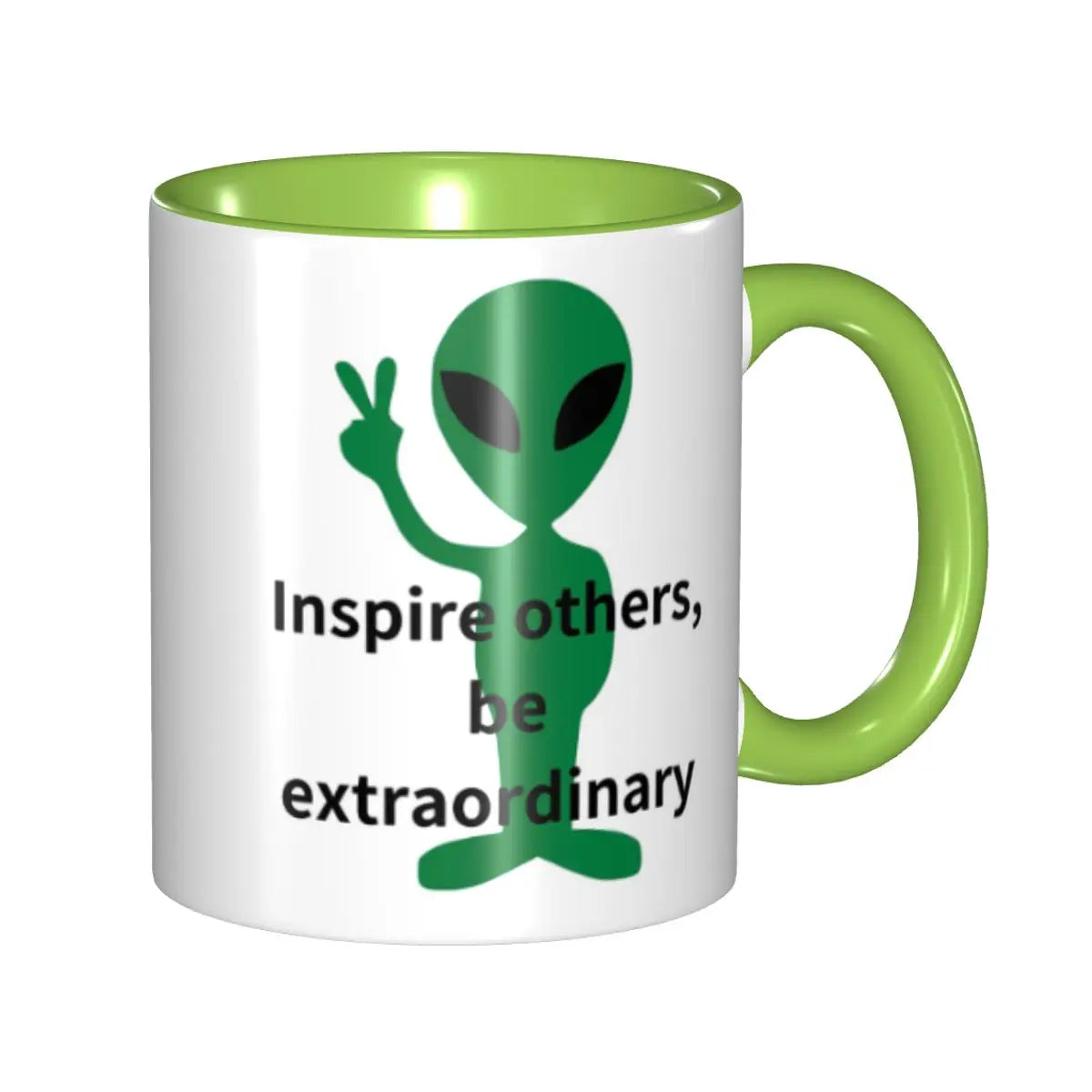 Extraordinary Alien Inspire Others Mug Funny Ceramic Coffee Cups