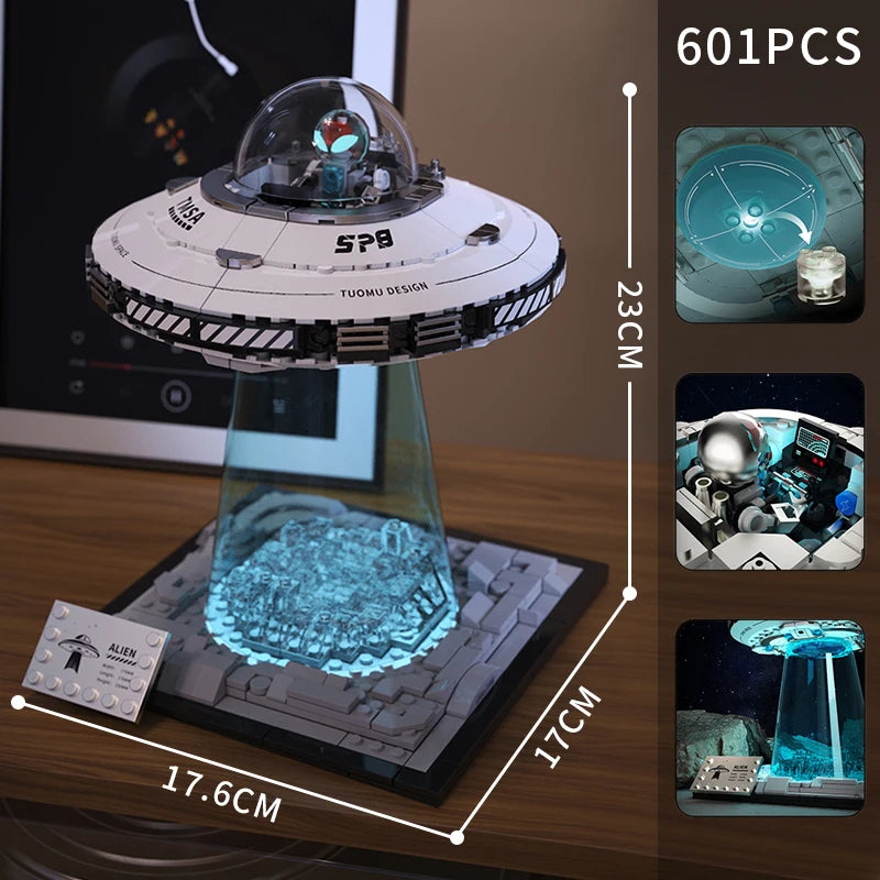 UFO Flying saucer Building block Alien Ship