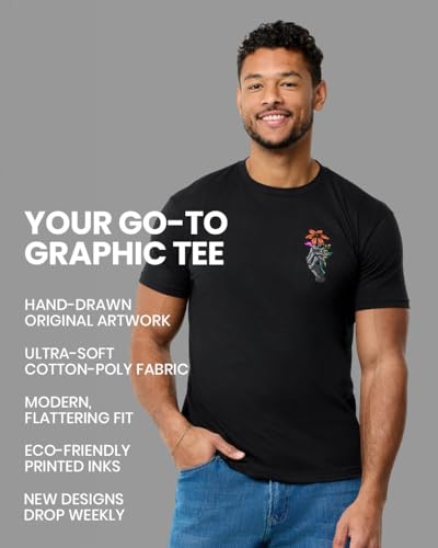 Cool Graphic T-Shirts for Men S - 4XL Premium Quality Unique Graphic Art Tees
