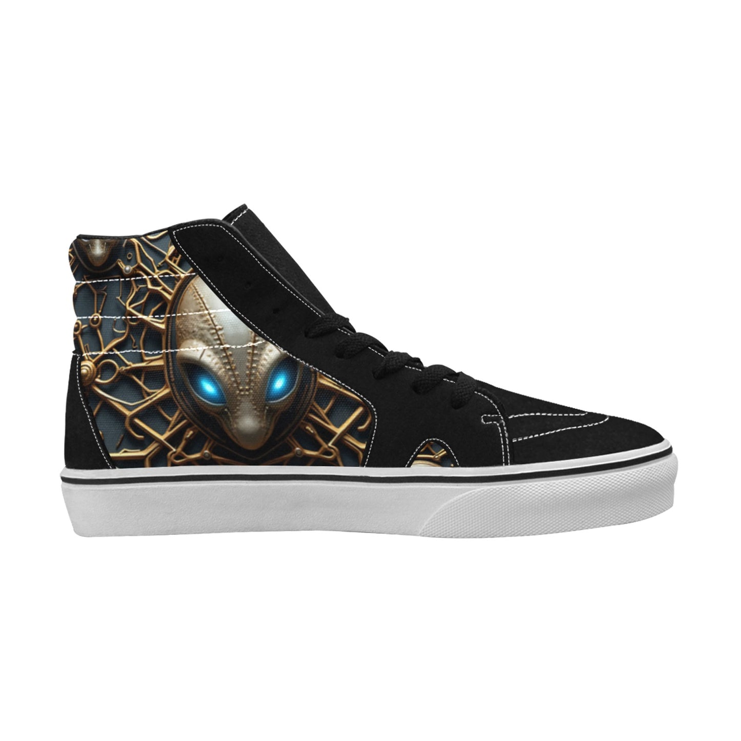 Galactical Steppers #1 High Top Men's High Top Canvas Shoes