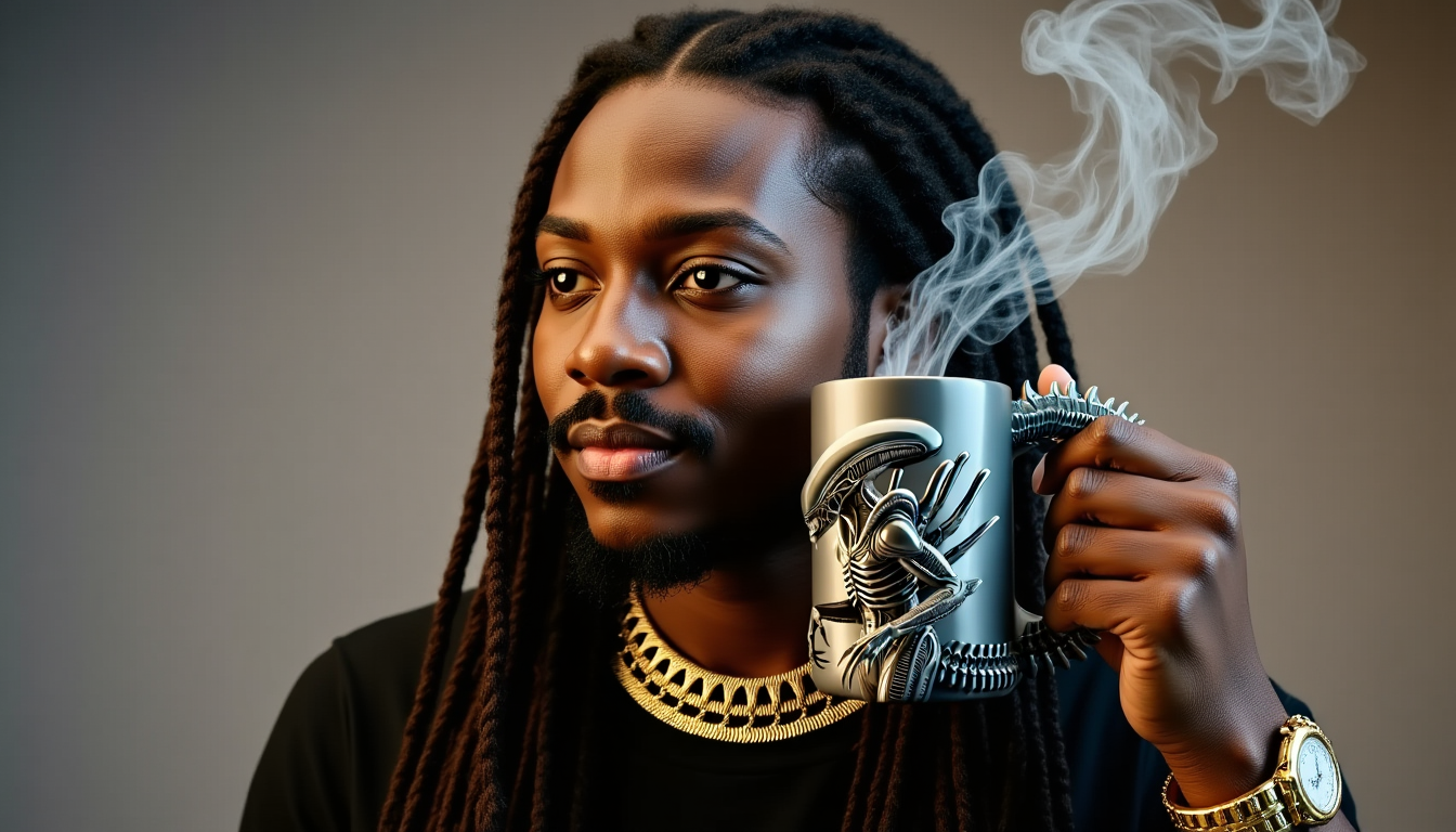(On Sale)1PC Xenomorph Mug 3D Alien Coffee Cup for Home And Office