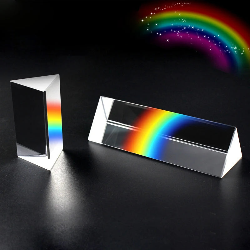 Rainbow Prisma Triangular Prism Crystal Glass