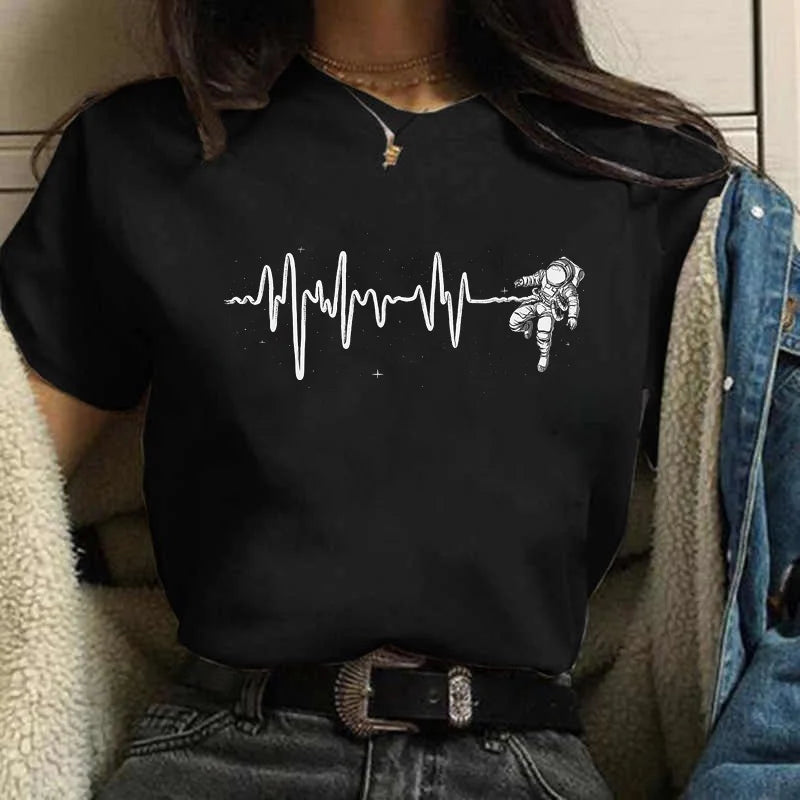 Harajuku Funny Aesthetic T-shirt Women
