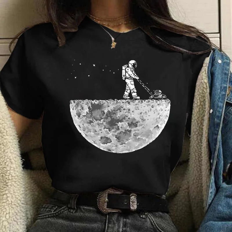 Harajuku Funny Aesthetic T-shirt Women
