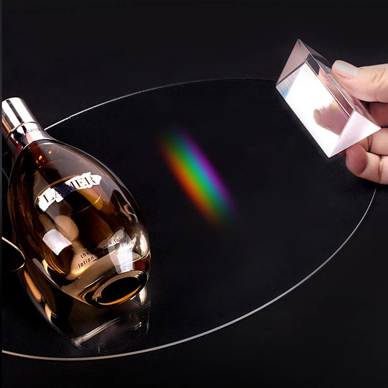 Rainbow Prisma Triangular Prism Crystal Glass