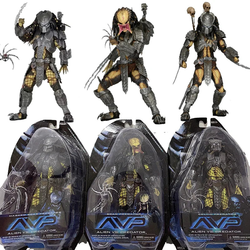Celtic Predator Masked Scar Alien Action Figure