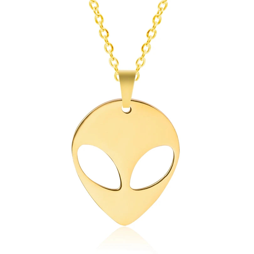 New Alien Pendant Chain Neck Decoration Necklace For Women/Men