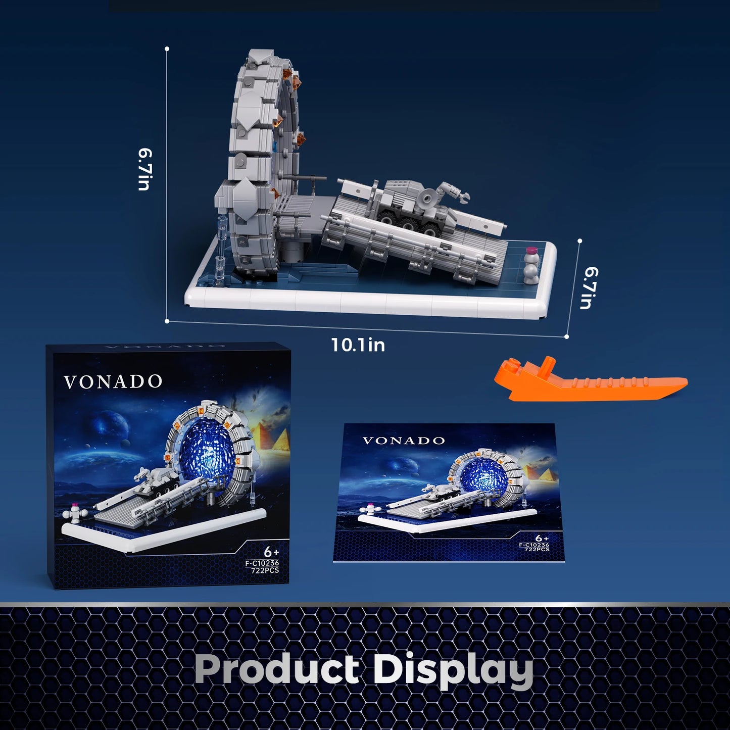 Movie Space Travel Scenes Toys Gifts(722PCS)