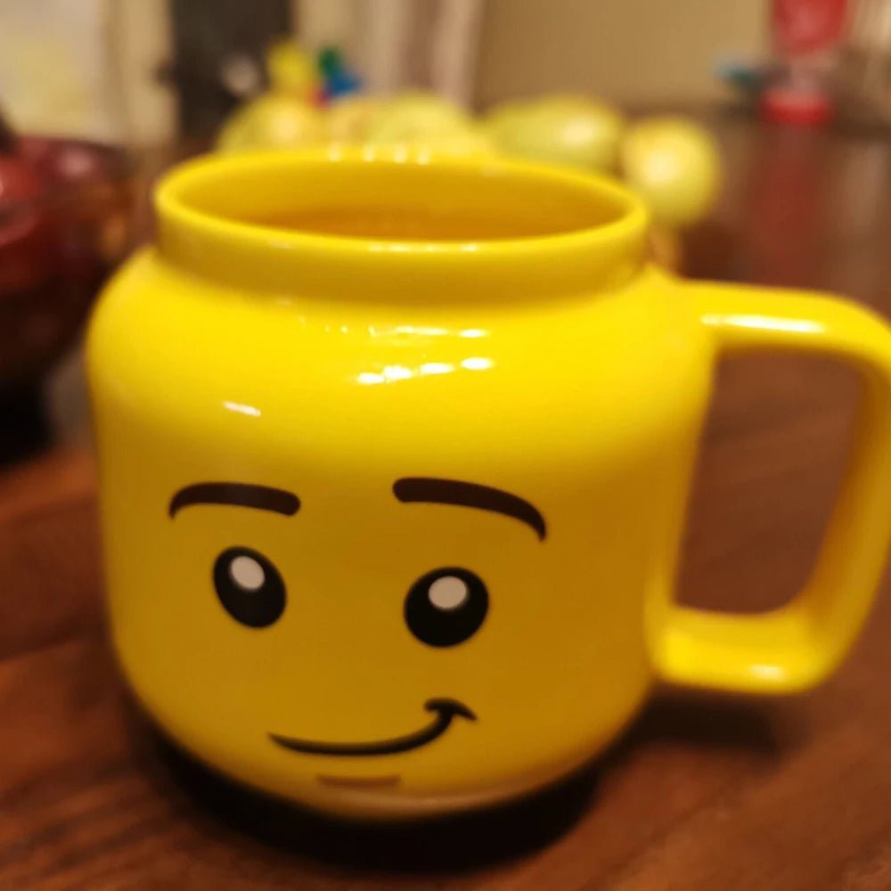 Cartoon Ceramic Mug Cup 250ML with Cute Impish Expression