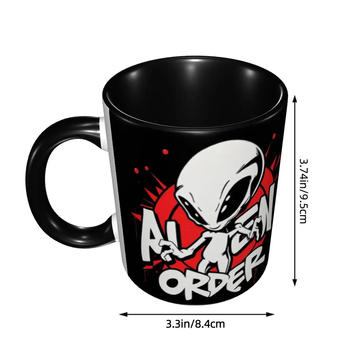 Ignore Alien Orders Street Art Mug Funny Ceramic Coffee Cups