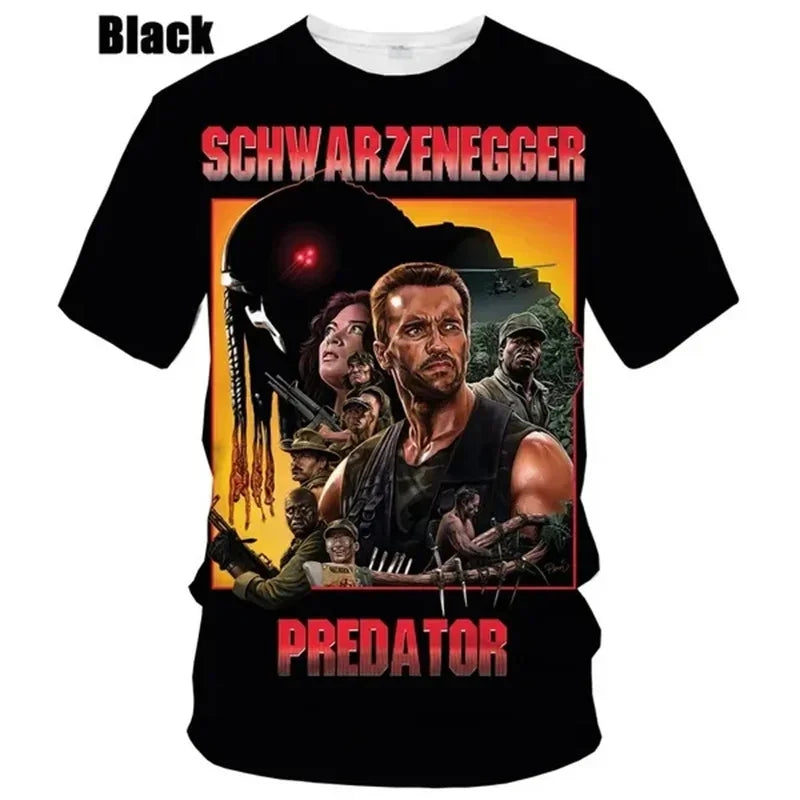 Predator 3D Graphic T-Shirt Men