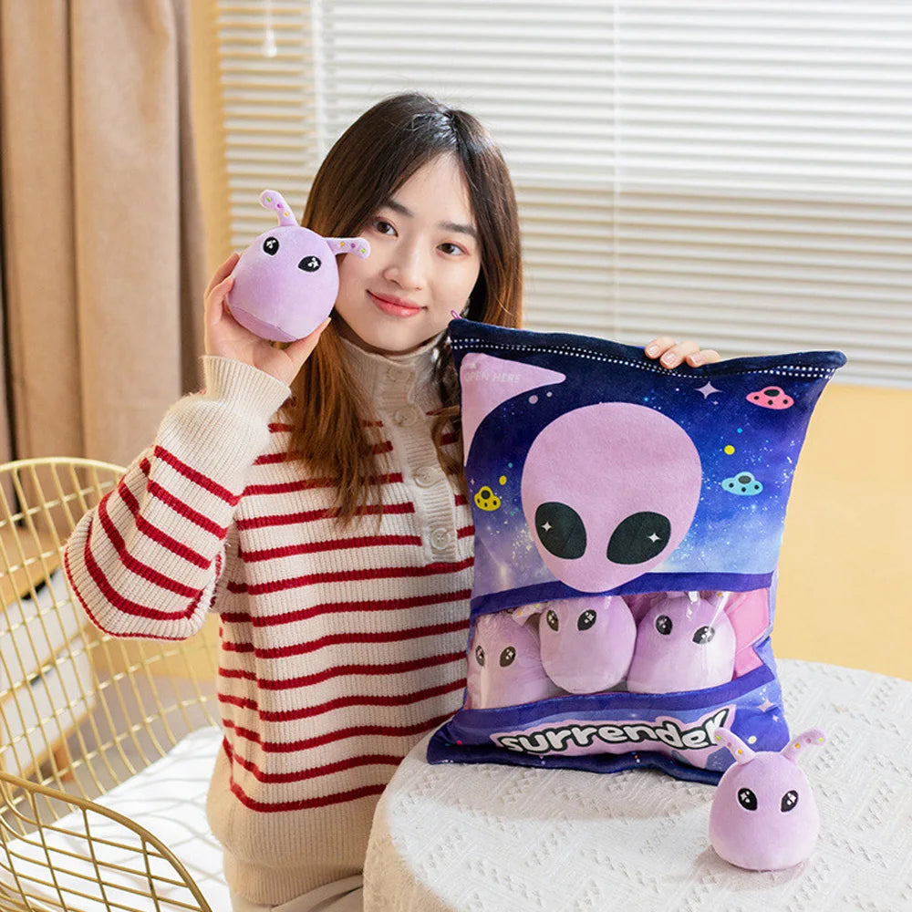 New a Bag of Alien Mini Pudding Plush Toy