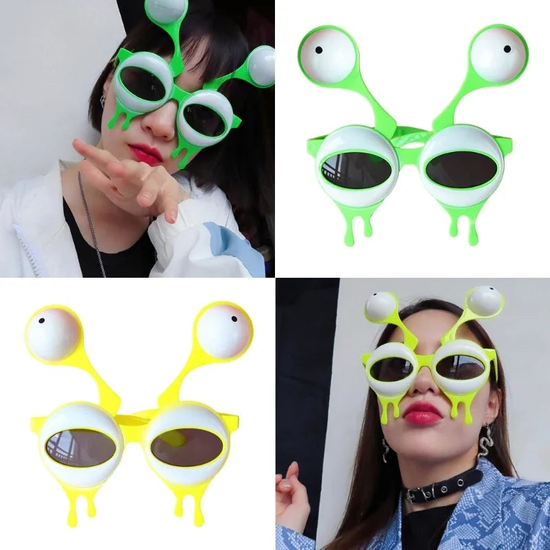 Funny Alien Sunglasses Hawaiian Summer Props