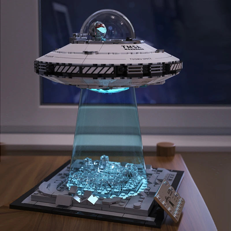 UFO Flying saucer Building block Alien Ship